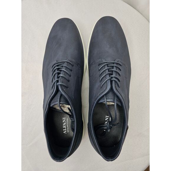 Alfani Men's Dalton Textured Faux-Leather Blue Size 13M NWT - Picture 4 of 8